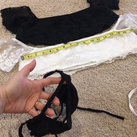 ✅LAST 1✅off shoulder Lace TOP+BOTTOM Swim - Picture 7 of 7